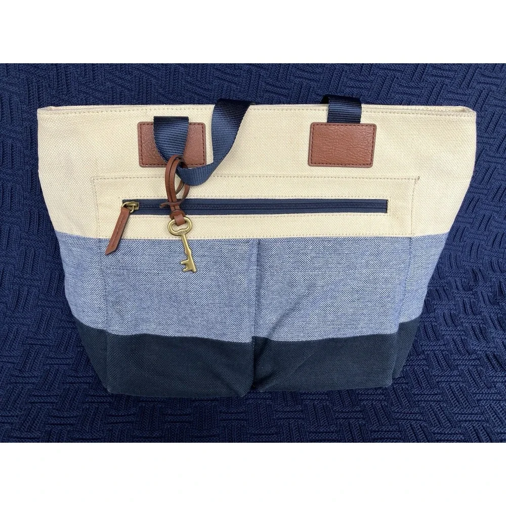 Fossil Bailey Color Block Tote Bag